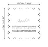 Pembe Zemin Tropikal Yapraklar ve Jaguar Tasarımlı Kumaş Kokteyl Peçetesi 1 Adet